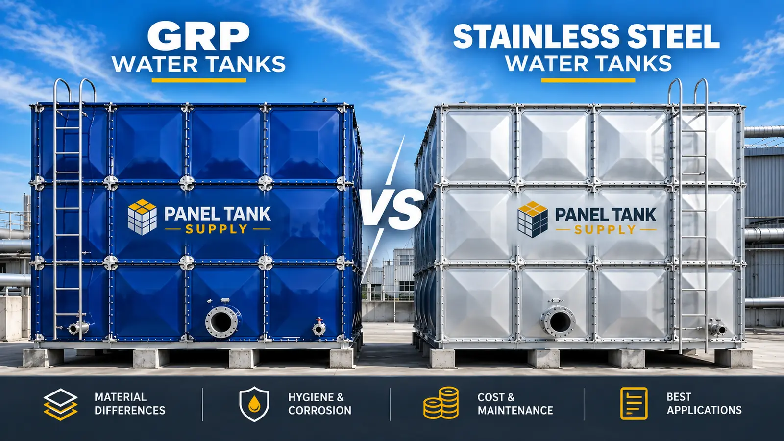 GRP vs Stainless Steel Water Tanks: Which Is Right for Your Project?