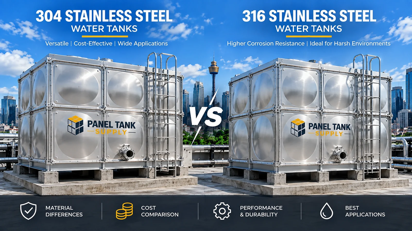 304 vs 316 Stainless Steel Water Tanks: Which Grade Should You Choose?