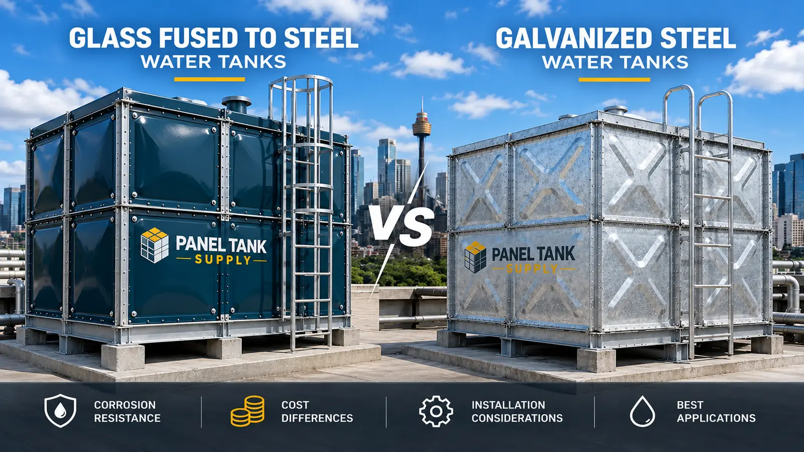 Glass Fused to Steel vs Galvanized Water Tanks: Which Is Right for Your Project?