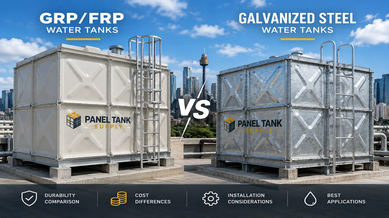 GRP vs Galvanized Steel Water Tanks: Which Is Right for Your Project?
