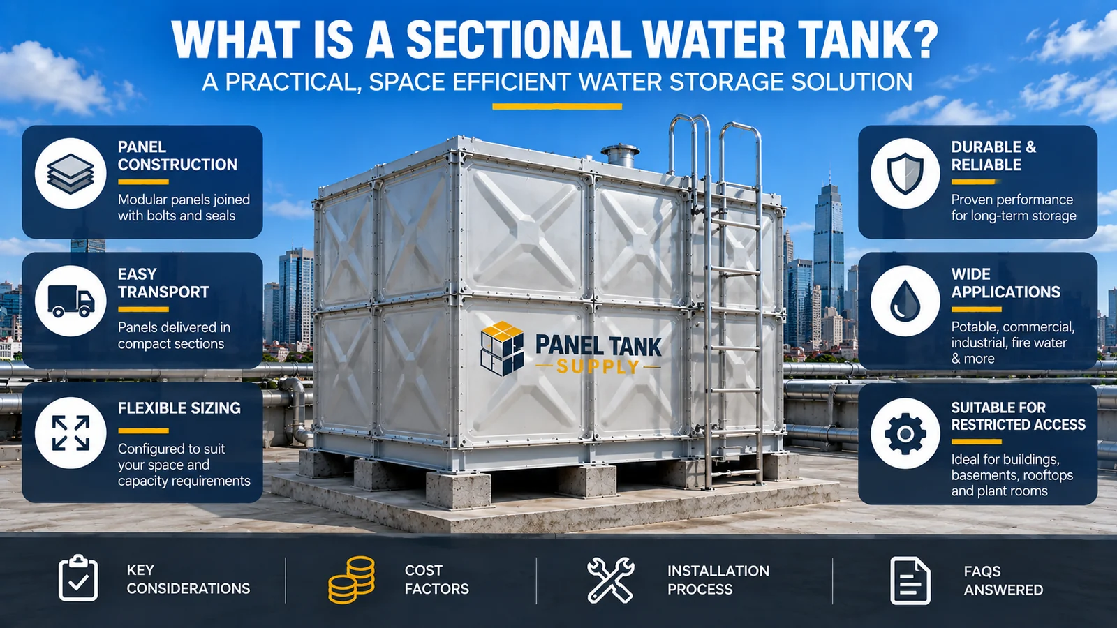 What Is a Sectional Water Tank? Complete Guide to Panel Water Storage